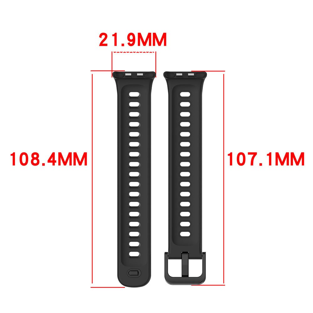 Remienok Techsuit W081 pre Honor Band 11 / 11 Pro, čierny