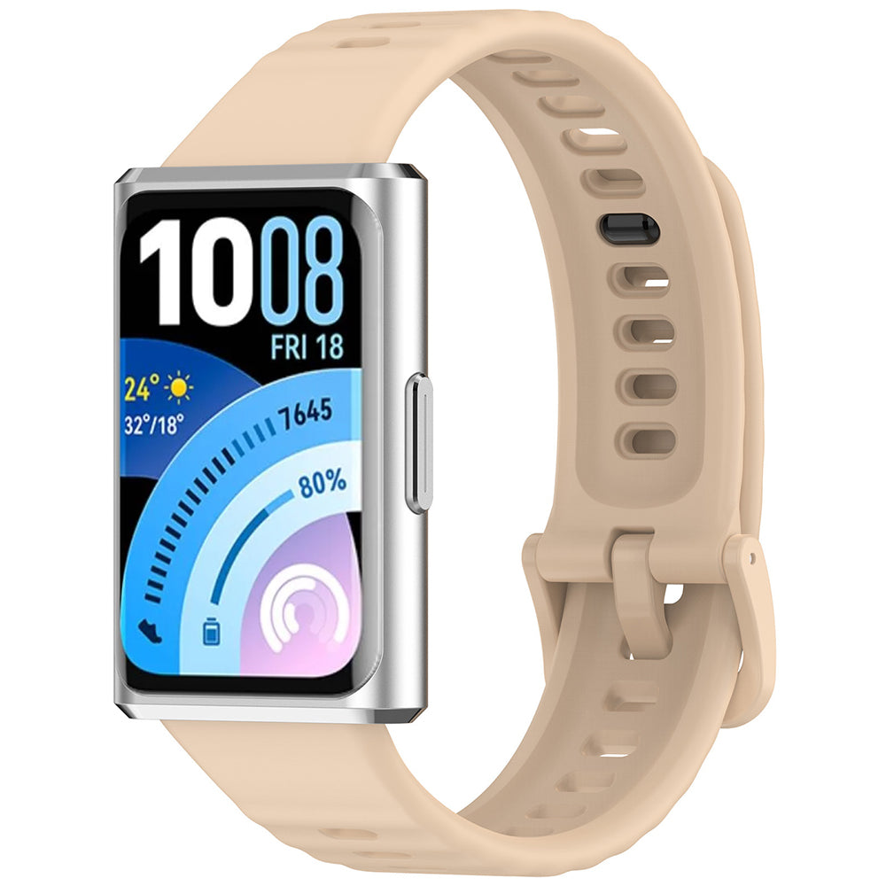 Remienok Techsuit W082 pre Huawei Band 11 / 11 Pro, béžový
