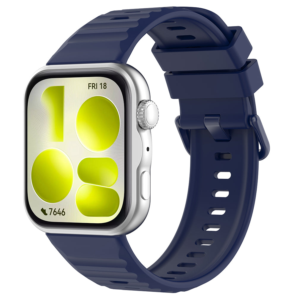 Remienok Techsuit W082 pre Huawei Watch Fit 5 Pro, tmavomodrý