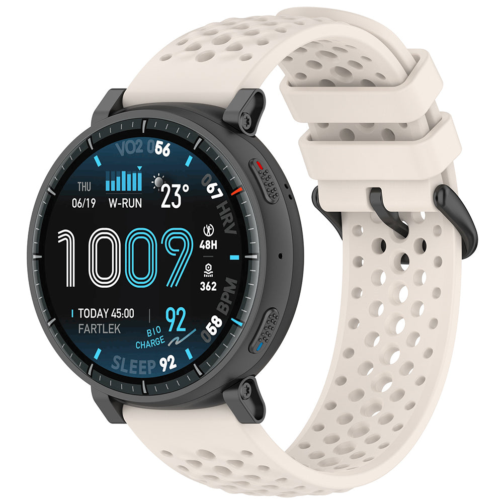 Techsuit W083 remienok pre Amazfit Watch / Samsung Watch Series, 22mm, Biela
