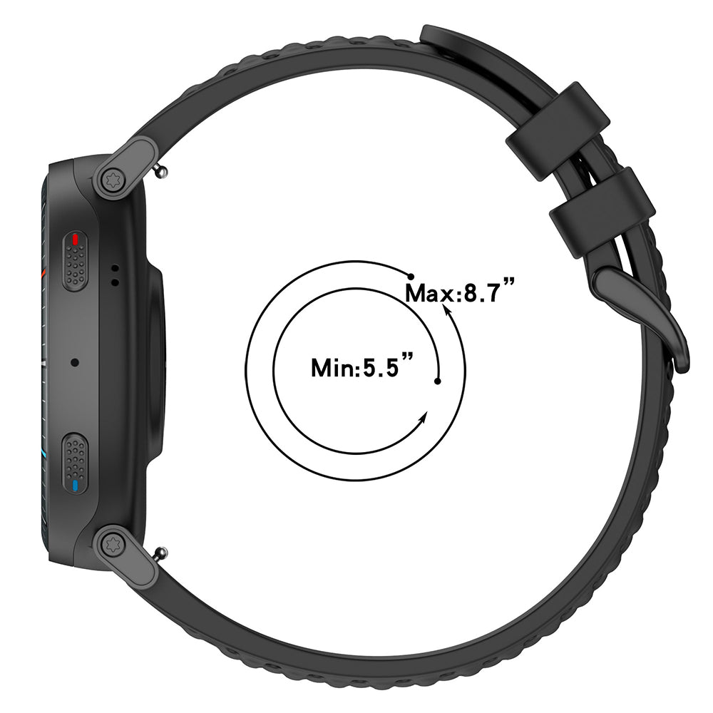 Techsuit W083 remienok pre Amazfit Watch / Samsung Watch Series, 22mm, Biela