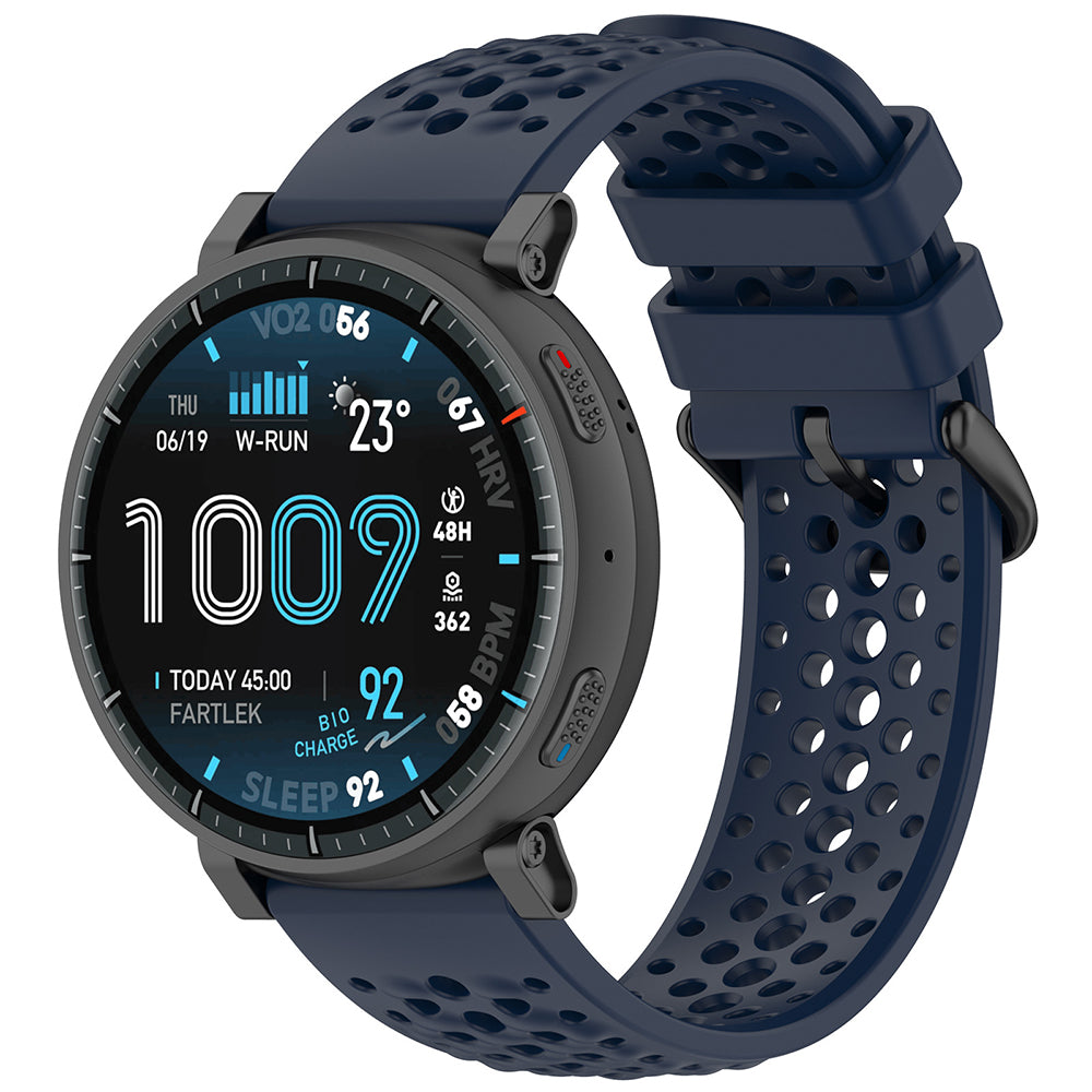 Techsuit W083 remienok pre Amazfit Watch / Samsung Watch Series, 22mm, Tmavomodrý