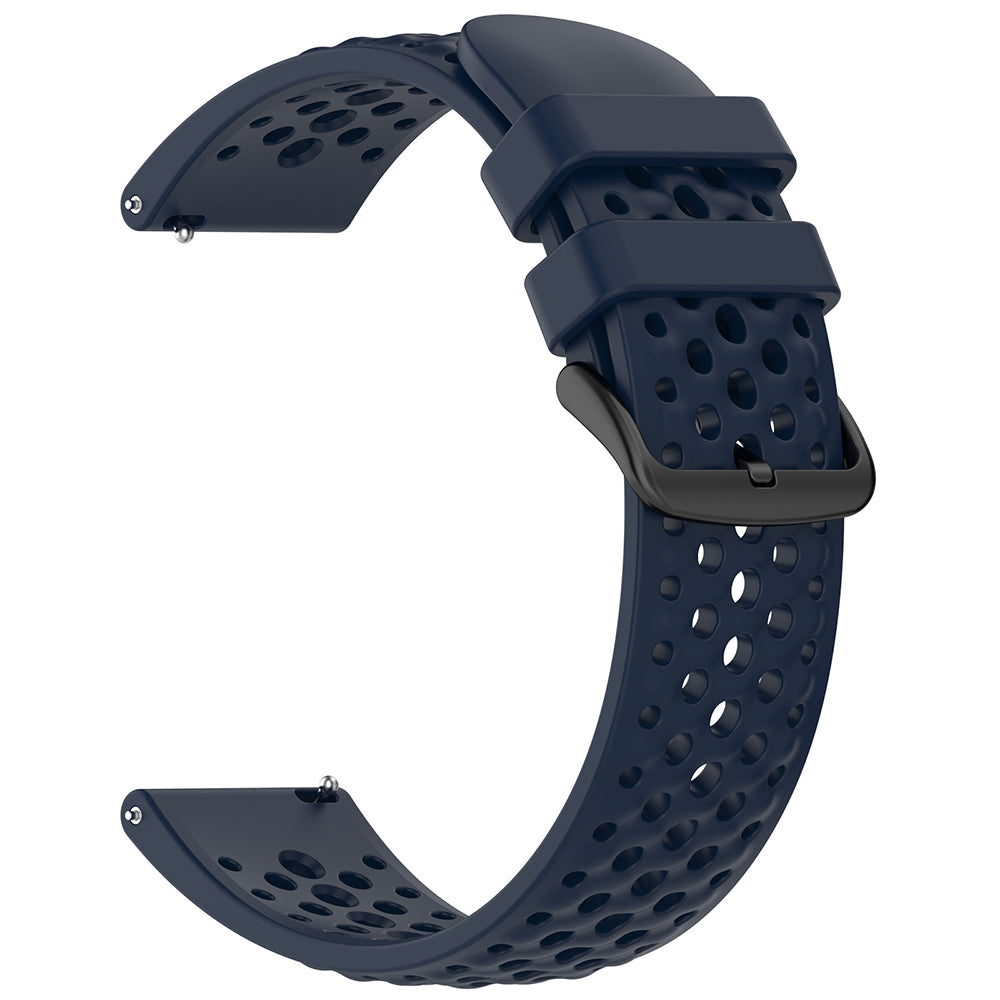 Techsuit W083 remienok pre Amazfit Watch / Samsung Watch Series, 22mm, Tmavomodrý