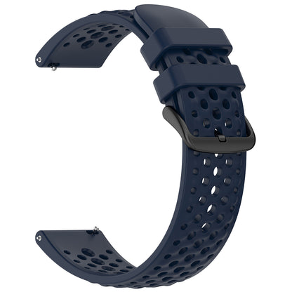 Techsuit W083 remienok pre Amazfit Watch / Samsung Watch Series, 22mm, Tmavomodrý