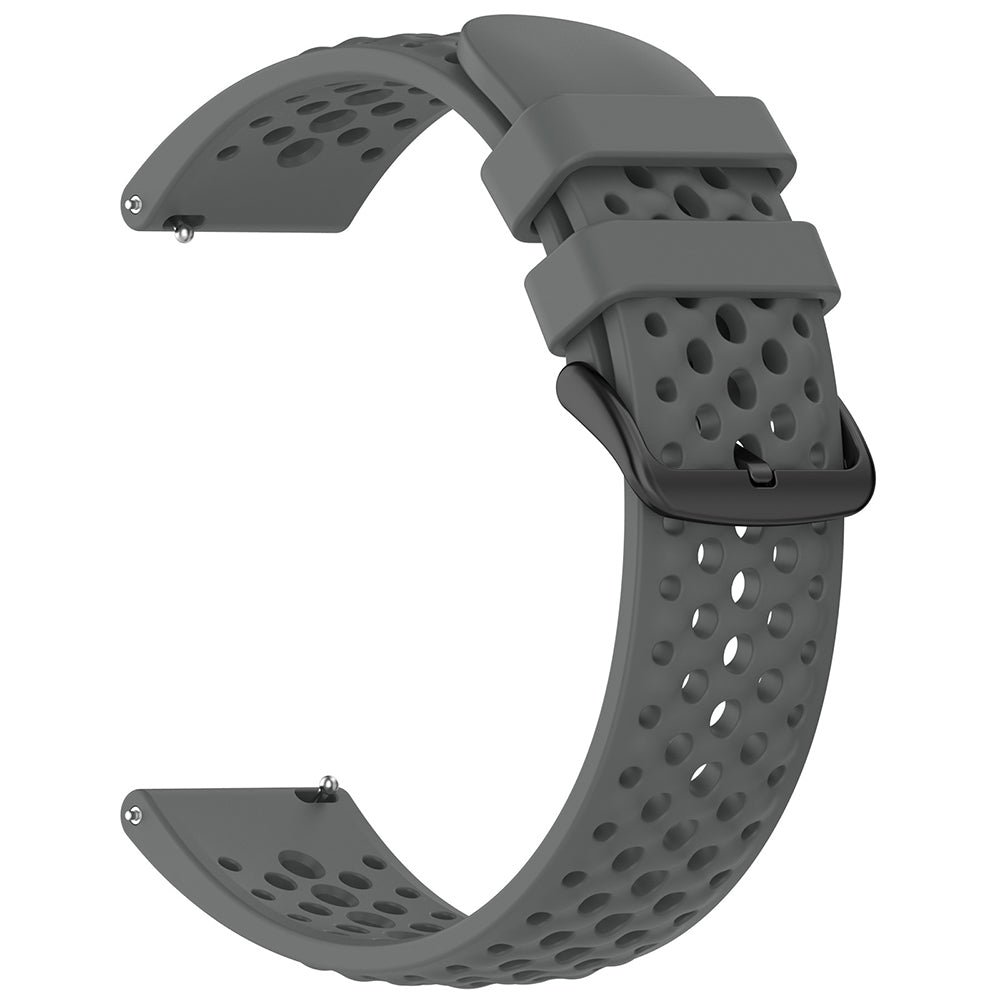Techsuit W083 remienok pre Amazfit Watch / Samsung Watch Series, 22mm, Sivý