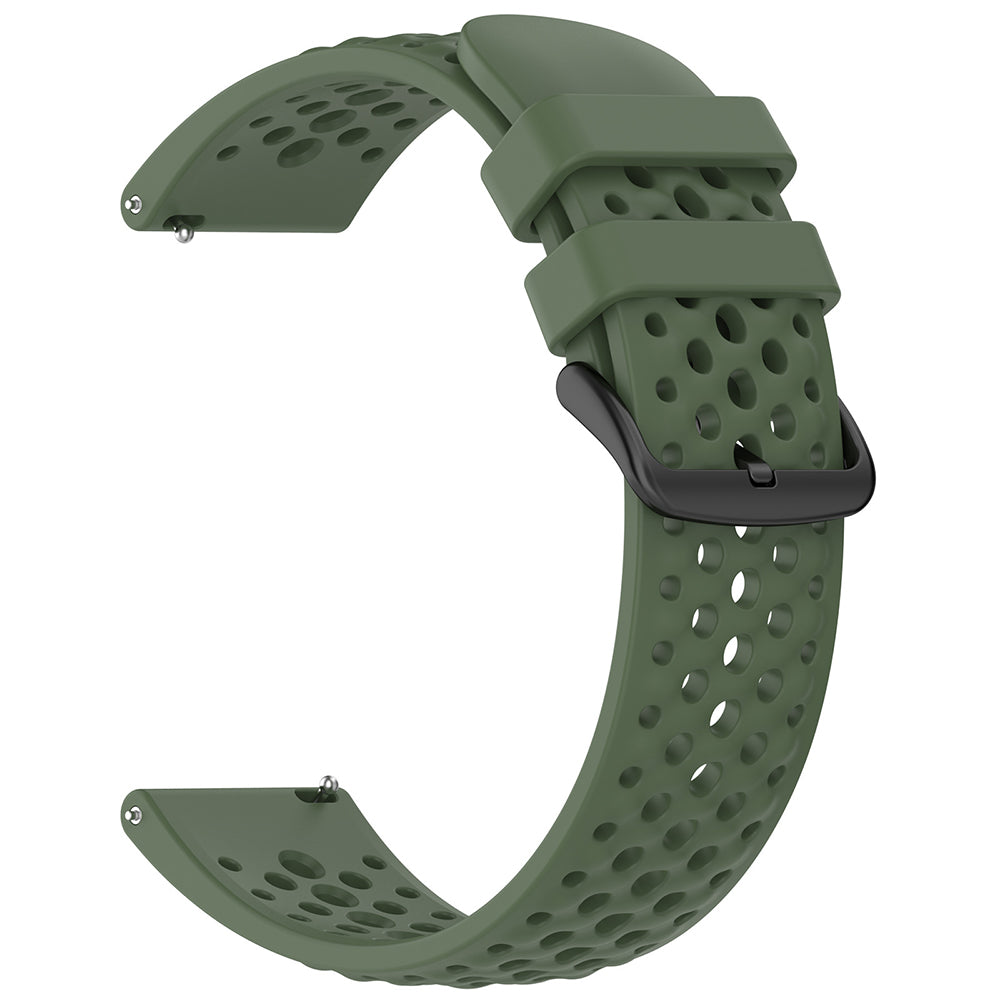 Techsuit W083 remienok pre Amazfit Watch / Samsung Watch Series, 22mm, Zelený