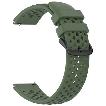 Techsuit W083 remienok pre Amazfit Watch / Samsung Watch Series, 22mm, Zelený