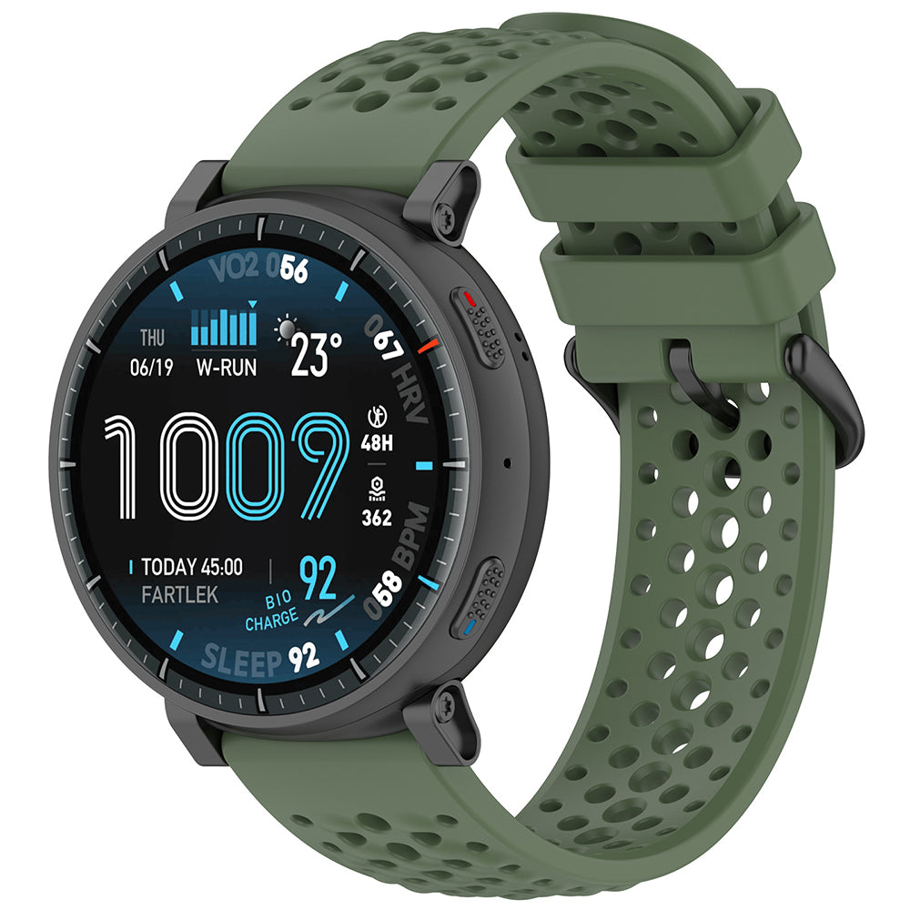 Techsuit W083 remienok pre Amazfit Watch / Samsung Watch Series, 22mm, Zelený