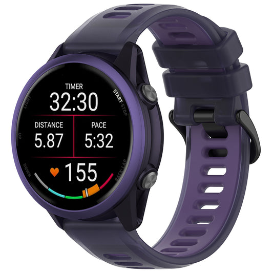 Remienok Techsuit W084 pre Samsung Galaxy Watch / Huawei Watch Series, 20 mm, fialový