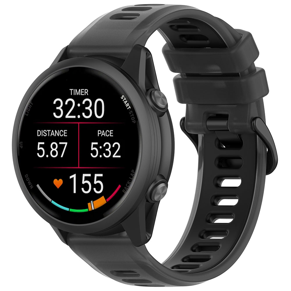 Remienok Techsuit W084 pre Samsung Galaxy Watch / Huawei Watch Series, 20 mm, čierny