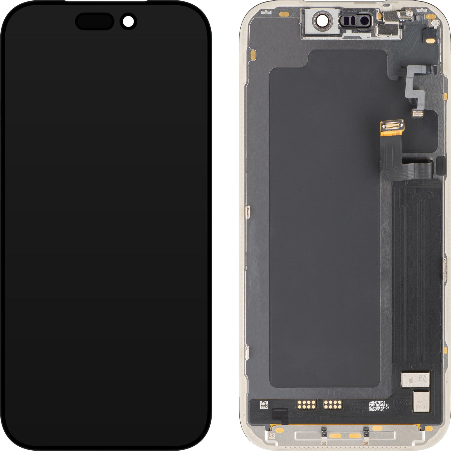 Display s dotykovou obrazovkou Apple iPhone 17 Pro, s rámom, čierny, Service Pack 661-56125