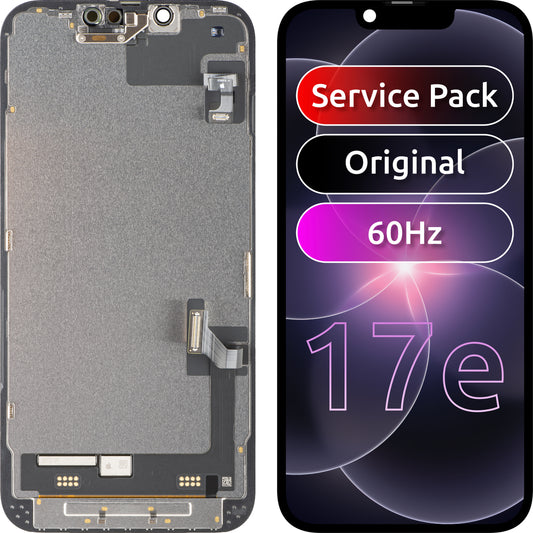 Displej s dotykovou obrazovkou Apple iPhone 17e, s rámom, čierny, servisný balík 661-60211