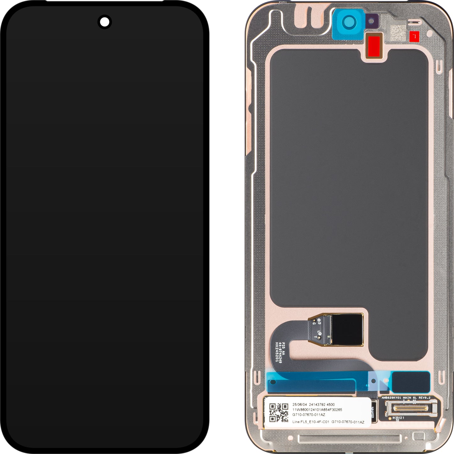 Displej s dotykovou obrazovkou Google Pixel 10, Service Pack G949-01507-00