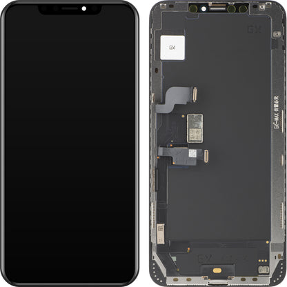 Dotykový displej GX pre Apple iPhone XS Max, s rámom, verzia OLED, čierny
