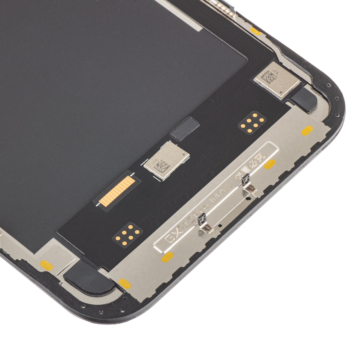 Displej s dotykovou obrazovkou GX pre Apple iPhone 12 Pro Max, s rámom, verzia OLED IC Movable, čierna