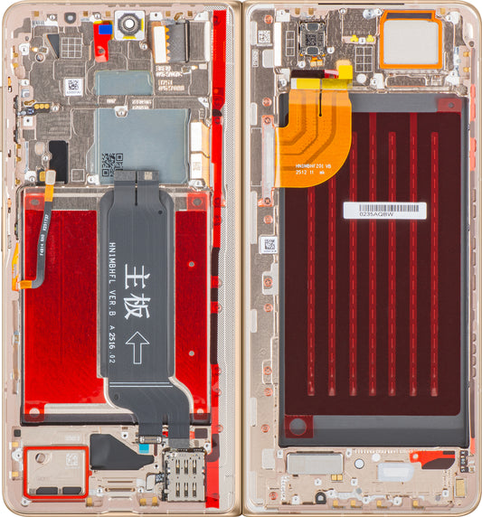 Displej s dotykovou obrazovkou Honor Magic V5, s rámom, Sub Inner, Zlatý (Dawn Gold), Service Pack 0235AQBW