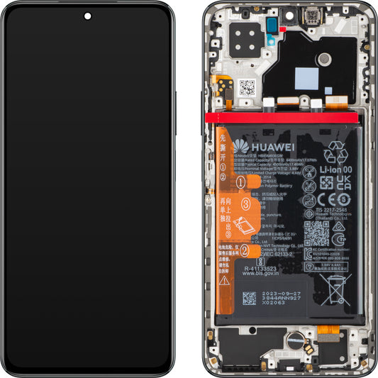 Huawei nova 10 SE dotykový displej, s rámom a batériou, hviezdne čierna, servisný balíček 02355FAM