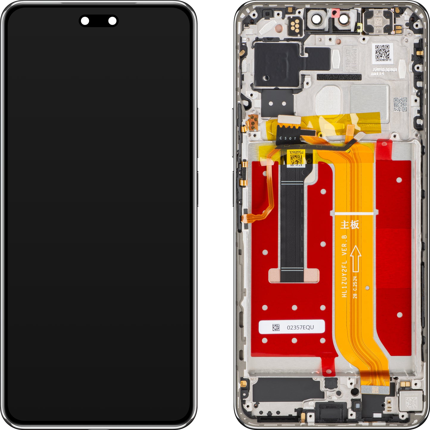 Displej s dotykovou obrazovkou Huawei nova 14 Pro, s rámom, biely, Service Pack 02357EQU