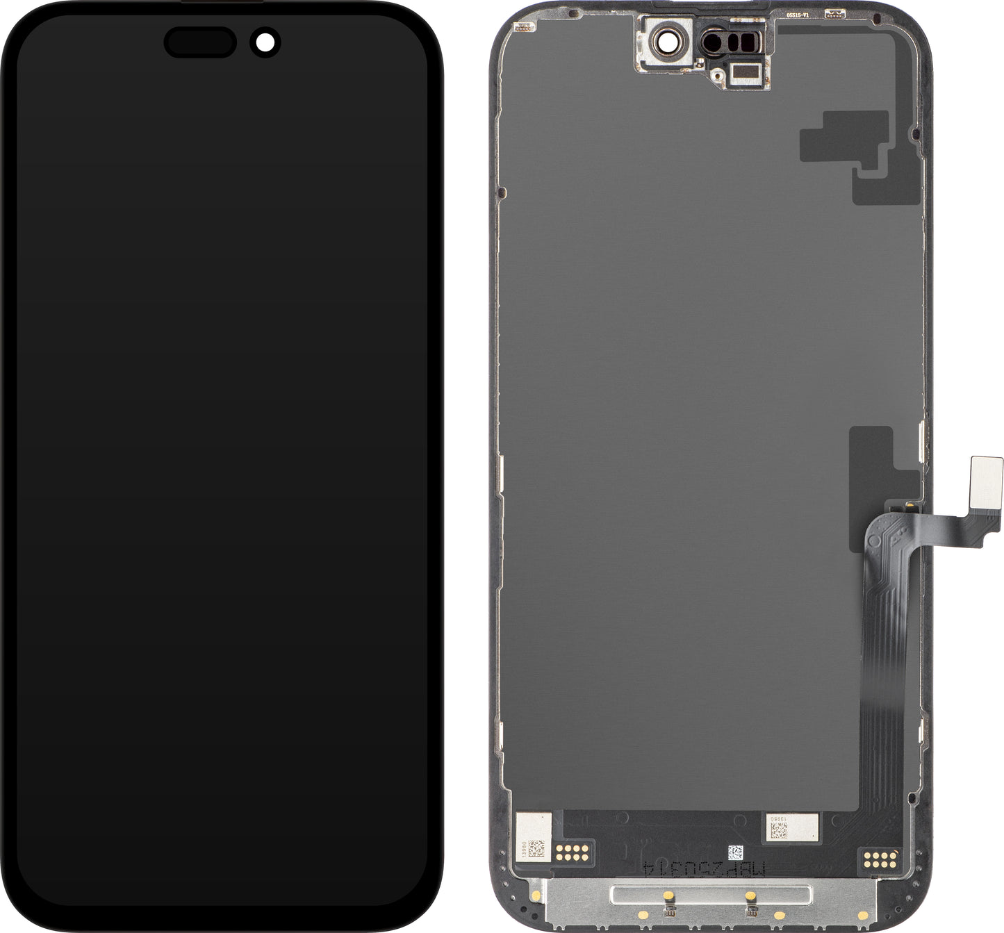 Displej s dotykovou obrazovkou JK pre Apple iPhone 16 Plus, s rámom, verzia LCD In-Cell IC Movable, čierna