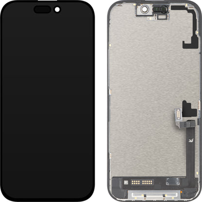 Displej s dotykovou obrazovkou JK pre Apple iPhone 17, s rámom, verzia LCD In-Cell IC pohyblivý, čierny