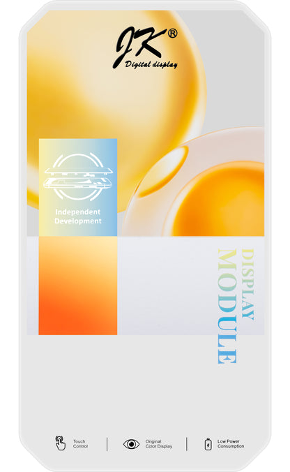 Dotykový displej JK pre Apple iPhone 14 Pro Max, s rámom, verzia s pohyblivým LCD displejom s integrovaným integrovaným obvodom, čierny