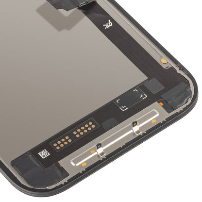 Displej s dotykovou obrazovkou JK pre Apple iPhone 17, s rámom, verzia LCD In-Cell IC pohyblivý, čierny