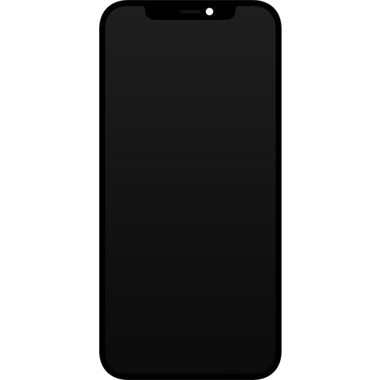 JK dotykový displej pre Apple iPhone 12 / 12 Pro, s rámom, OLED IC pohyblivá verzia, čierny