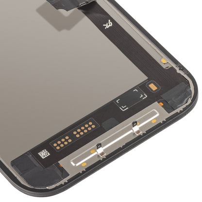 Displej s dotykovou obrazovkou JK pre Apple iPhone 17, s rámom, verzia LCD In-Cell IC pohyblivý, čierny