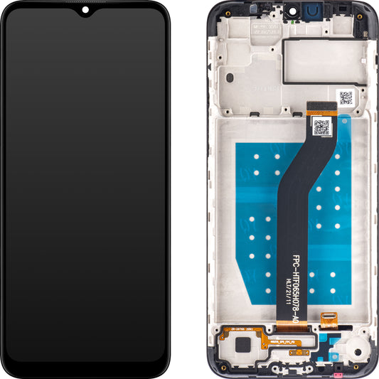 Motorola Moto G8 Power Lite dotykový displej, s rámom, čierny, servisný balíček 5D68C18031SS