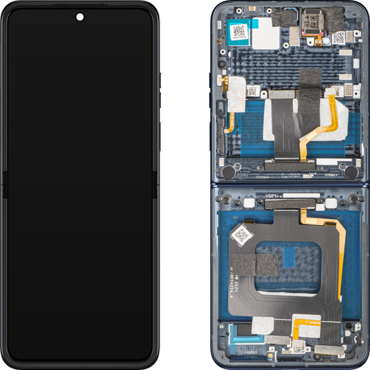 Displej s dotykovou obrazovkou Motorola Razr+ 2025 / Razr+ 2024 / Razr 50 Ultra, s rámom, Sub Inner, námornícka modrá (Navy Blazer), Service Pack 5D68C24698