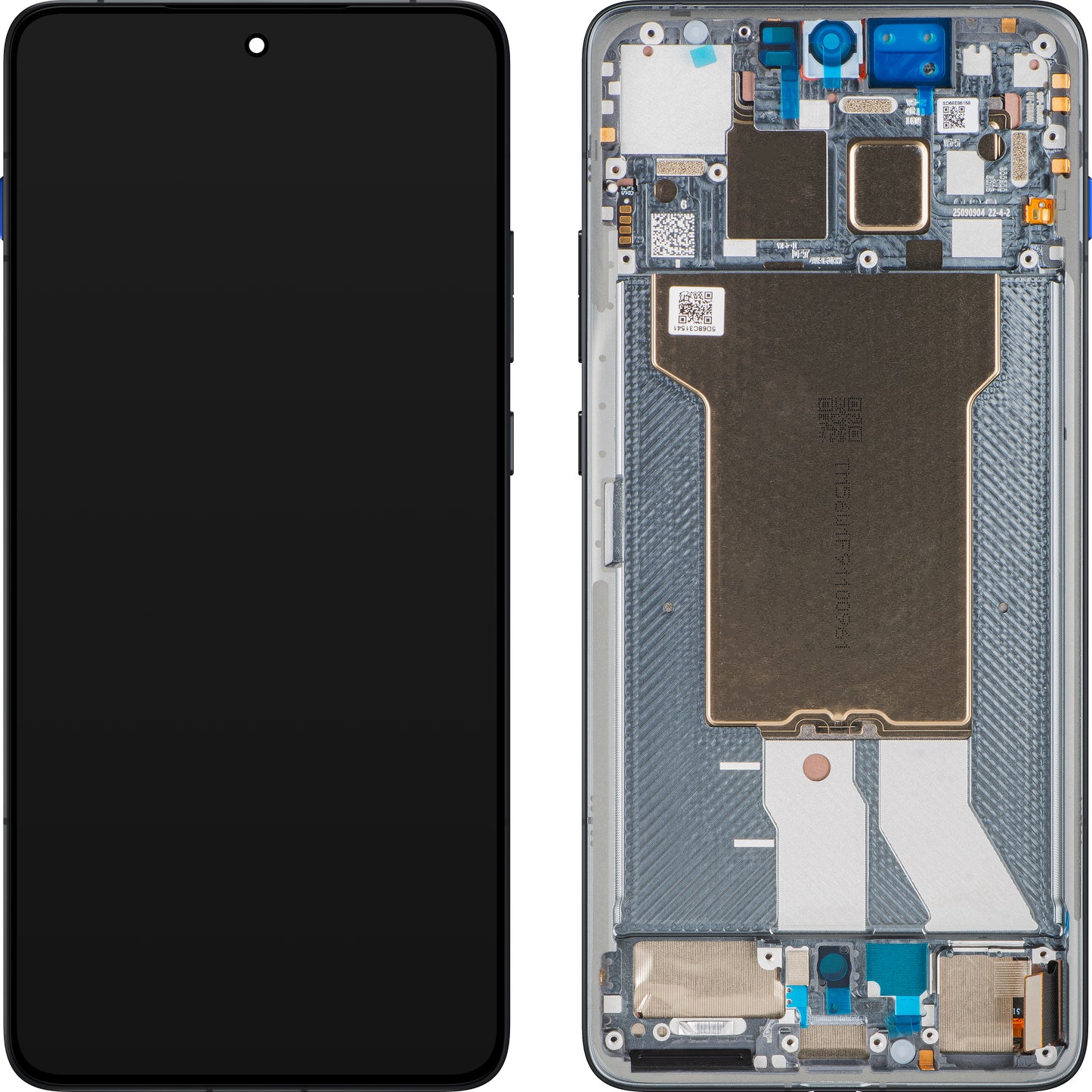 Displej s dotykovou obrazovkou Motorola Edge 70, s rámom, sivý (Gadget Gray), Service Pack 5D68C31541