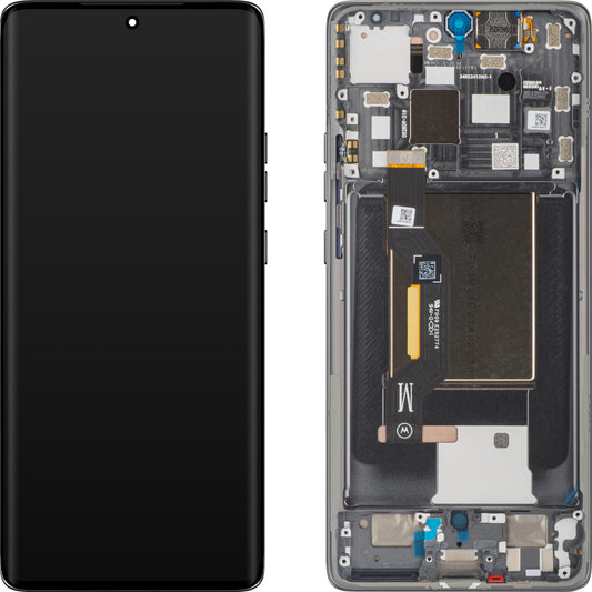 Displej s dotykovou obrazovkou Motorola Edge 50, s rámom, sivý (Koala Gray), znovuzapečatený 5D68C25135