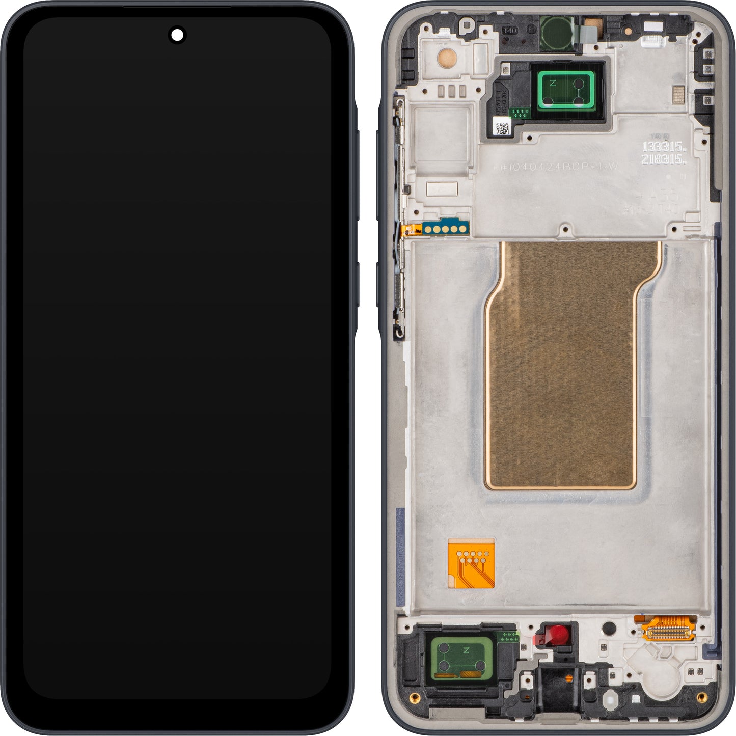 Displej s dotykovou obrazovkou MP kompatibilný so Samsung Galaxy A35 5G A356, s rámom, čierny