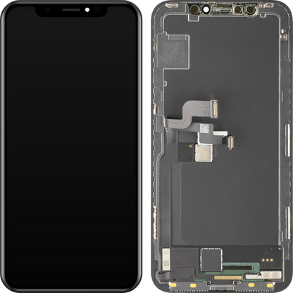 Displej s dotykovou obrazovkou MP kompatibilný s Apple iPhone X, s rámom, verzia Soft OLED FHD, čierna