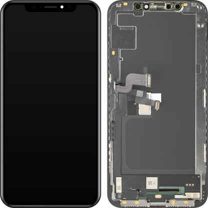 Displej s dotykovou obrazovkou MP kompatibilný s Apple iPhone XS, s rámom, verzia Soft OLED FHD, čierna