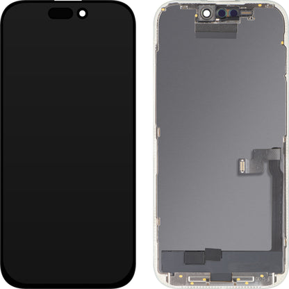 Displej s dotykovou obrazovkou MP kompatibilný s Apple iPhone 16 Pro, s rámom, verzia OLED FHD Diagnostic, čierna