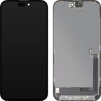 Displej s dotykovou obrazovkou MP kompatibilný s Apple iPhone 16 Plus, s rámom, verzia OLED FHD Diagnostic, čierna