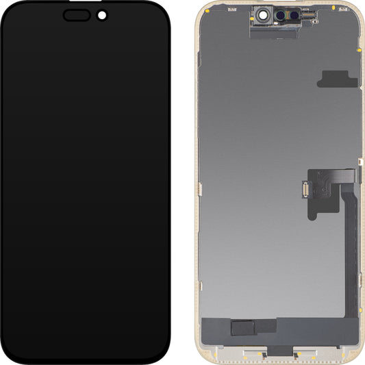 Displej s dotykovou obrazovkou MP kompatibilný s Apple iPhone 16 Pro Max, s rámom, verzia OLED FHD Diagnostic, čierna