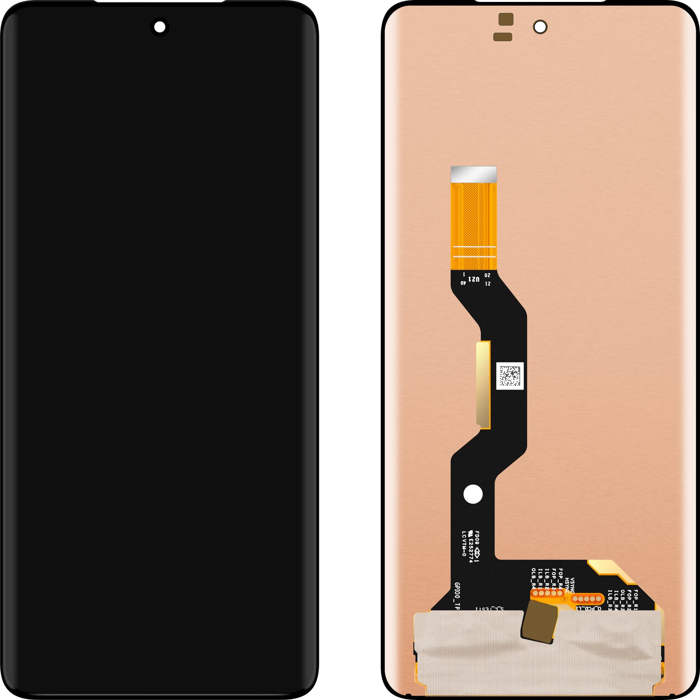 Displej s dotykovou obrazovkou MP kompatibilný s Motorola Edge 60 Fusion