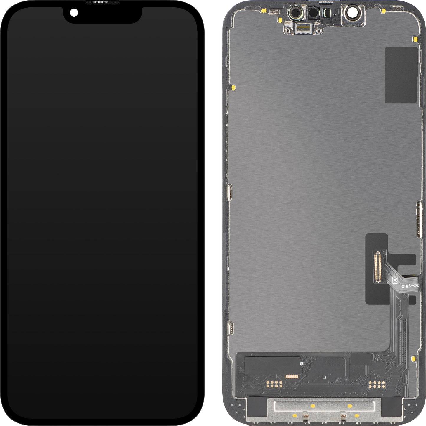 Displej s dotykovou obrazovkou MP kompatibilný s Apple iPhone 14, s rámom, verzia Soft OLED FHD 120Hz IC Movable, čierna