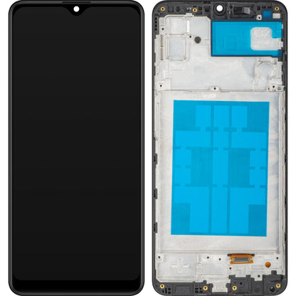 MP dotykový displej kompatibilný so Samsung Galaxy M32 M325, s rámom, čierny