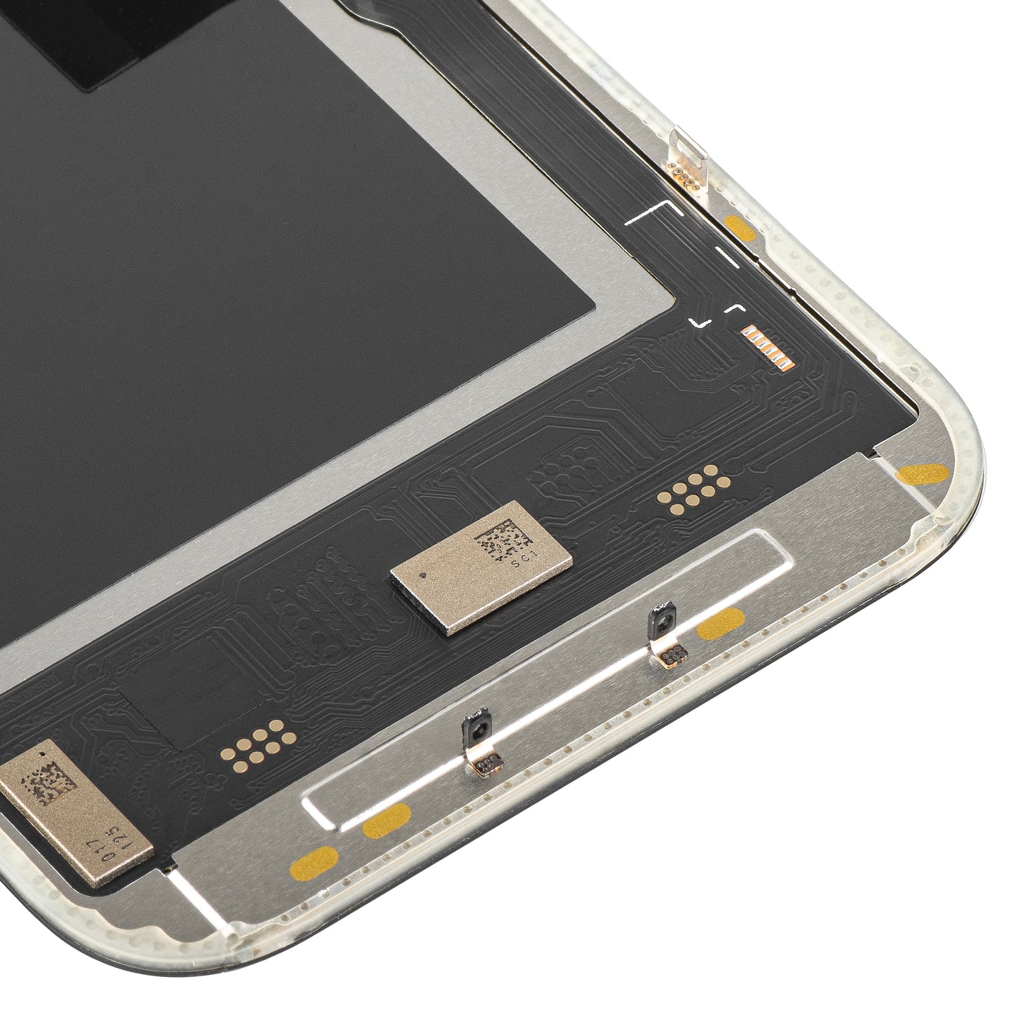 Displej s dotykovou obrazovkou MP kompatibilný s Apple iPhone 15 Pro, s rámom, verzia Soft OLED IC Movable 120Hz FHD, čierna