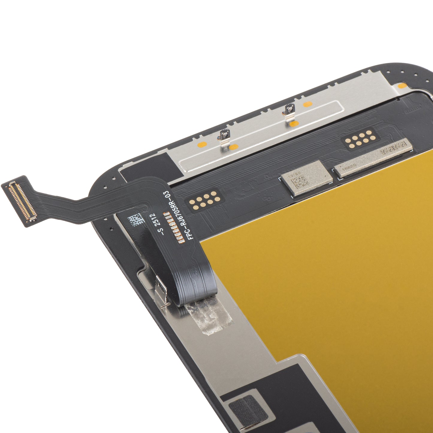 Displej s dotykovou obrazovkou MP kompatibilný s Apple iPhone 15 Plus, s rámom, verzia Soft OLED FHD IC Movable, čierna