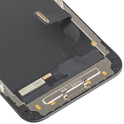 MP dotykový displej kompatibilný s Apple iPhone 12 mini, s rámom, verzia OLED FHD IC Movable, čierny