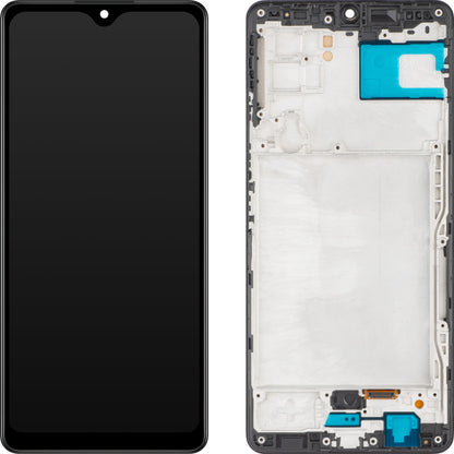 MP dotykový displej kompatibilný so Samsung Galaxy A42 5G A426, s rámom, čierny 