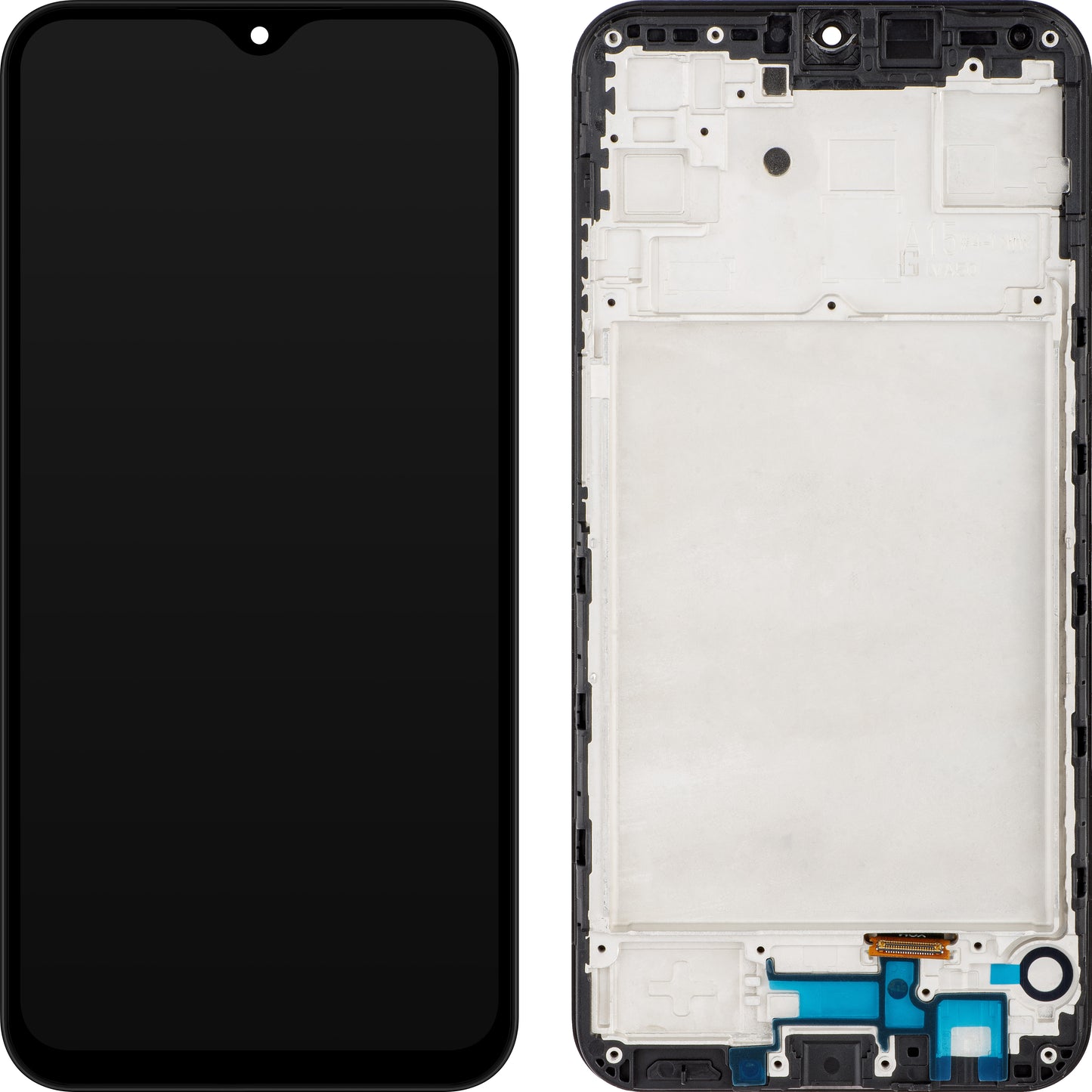 MP dotykový displej kompatibilný so Samsung Galaxy A15 5G A156 / A15 A155, s rámom, čierny