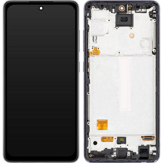 MP dotykový displej kompatibilný so Samsung Galaxy A52 5G A526 / A52 A525 / A52s 5G A528, s rámčekom, verzia OLED, čierny