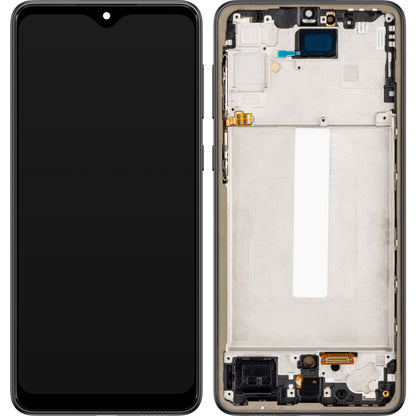 MP dotykový displej kompatibilný so Samsung Galaxy A33 5G A336, s rámom, verzia OLED, čierny 