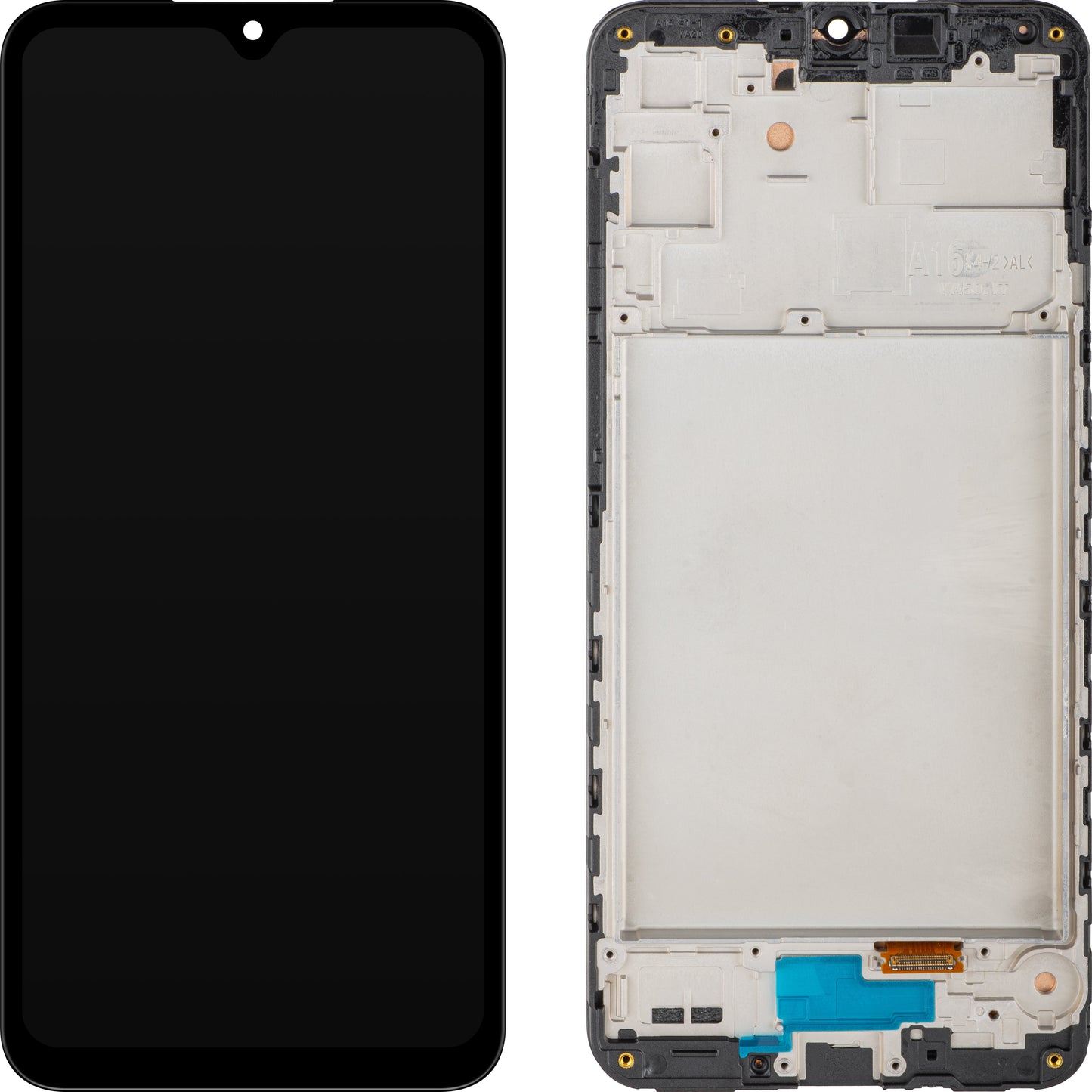 Displej s dotykovým displejom MP kompatibilný so Samsung Galaxy A16 5G A166, s rámom, čierny
