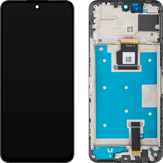 Displej s dotykovým panelom MP kompatibilný s Honor 90 Smart / X7b 4G, s rámom, čierny
